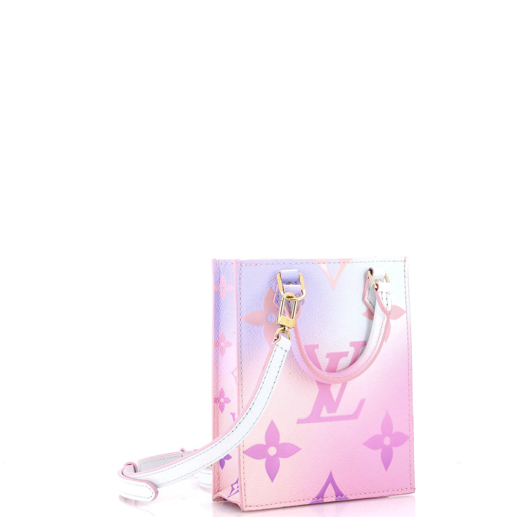 Louis Vuitton Petit Sac Plat Bag Spring in the City Monogram Giant Canvas