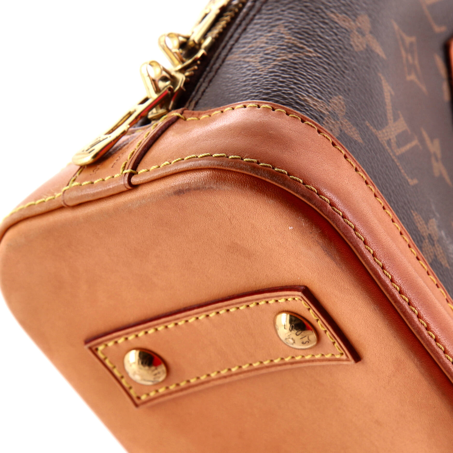 Louis Vuitton Alma Handbag Monogram Canvas BB