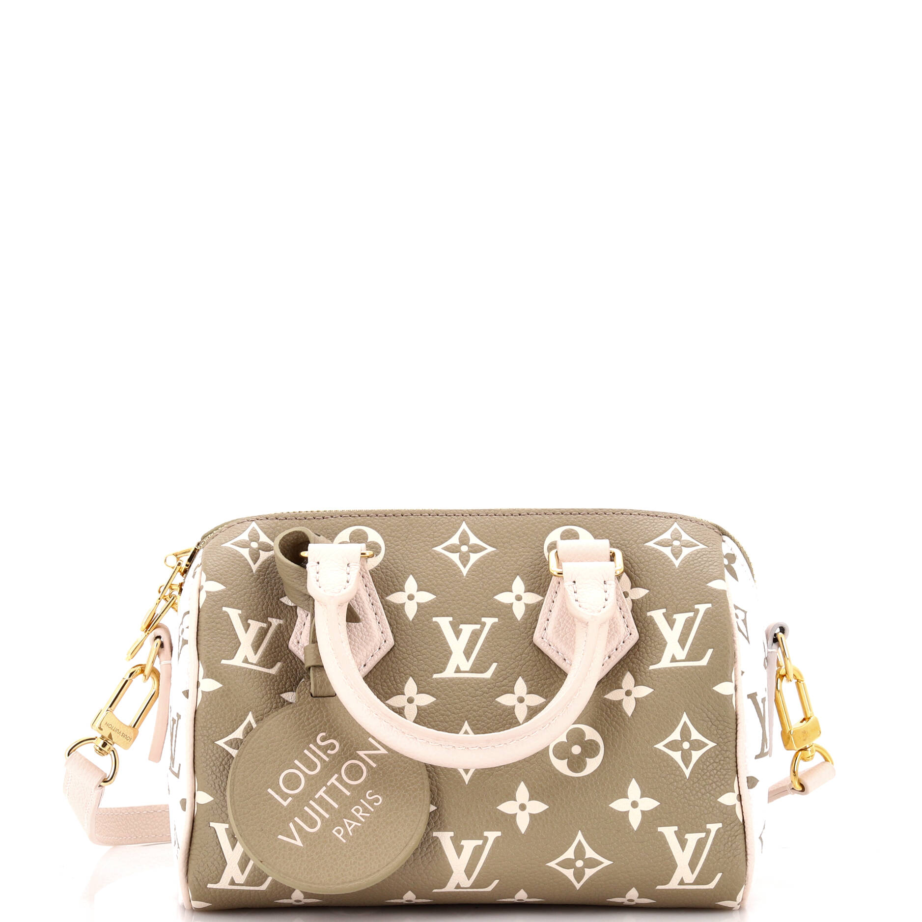 Louis Vuitton Speedy Bandouliere Bag Spring in the City Monogram Empreinte Leather 20