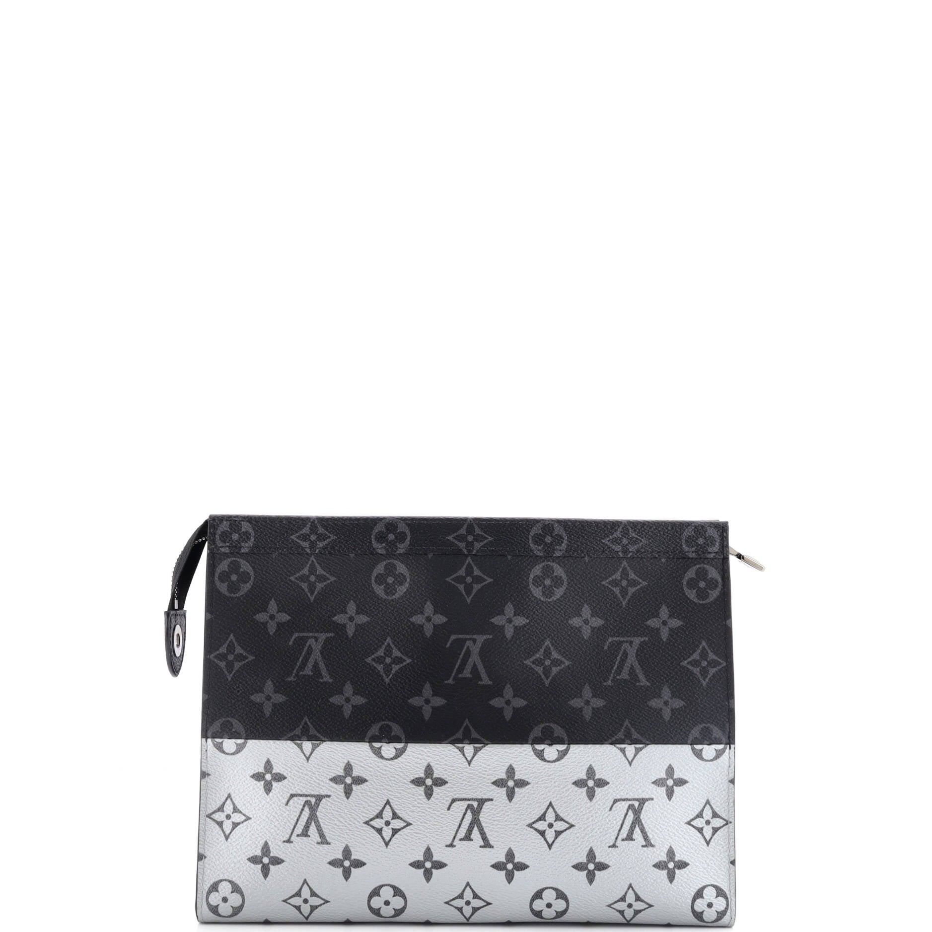 Louis Vuitton Pochette Voyage Monogram Eclipse Split Canvas MM
