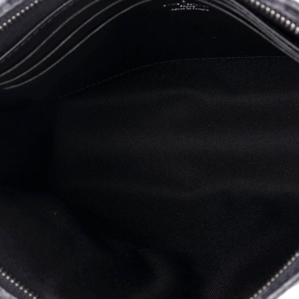 Louis Vuitton Pochette Voyage Monogram Eclipse Split Canvas MM