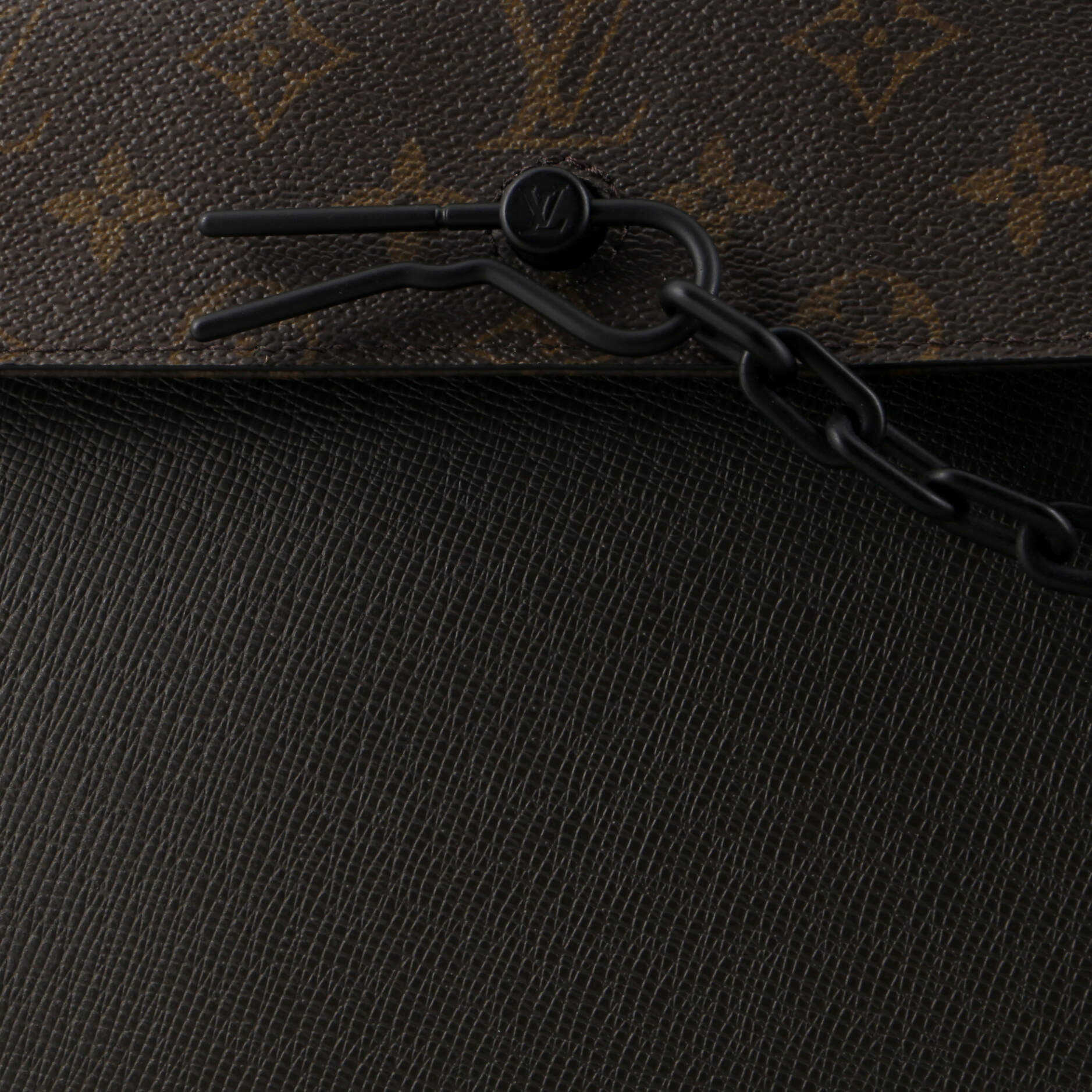 Louis Vuitton Pochette Voyage Steamer Leather and Monogram Canvas
