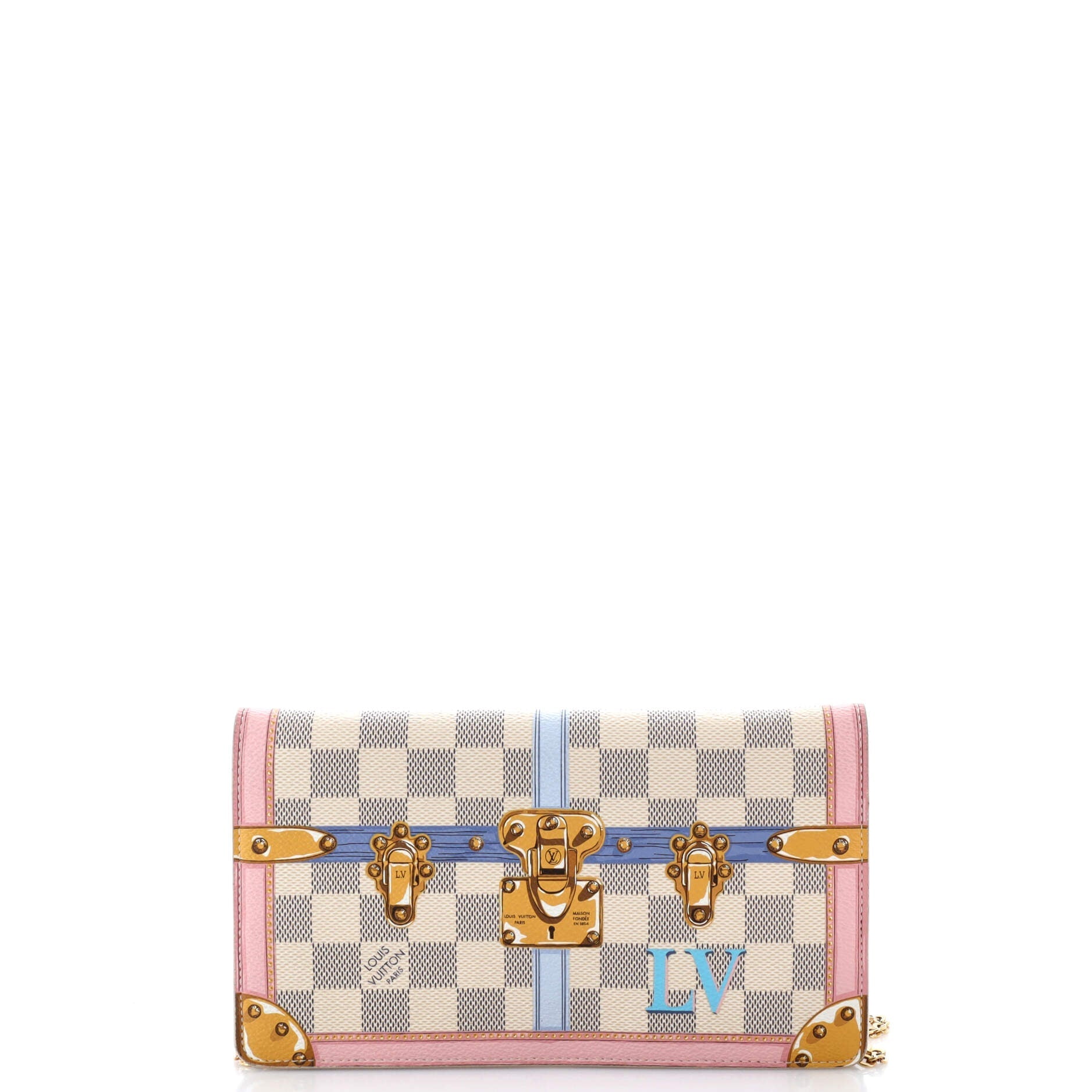 Louis Vuitton Weekend Pochette Limited Edition Damier Summer Trunks
