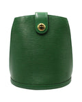 Louis Vuitton Cluny Shoulder Bag in Green Epi Leather