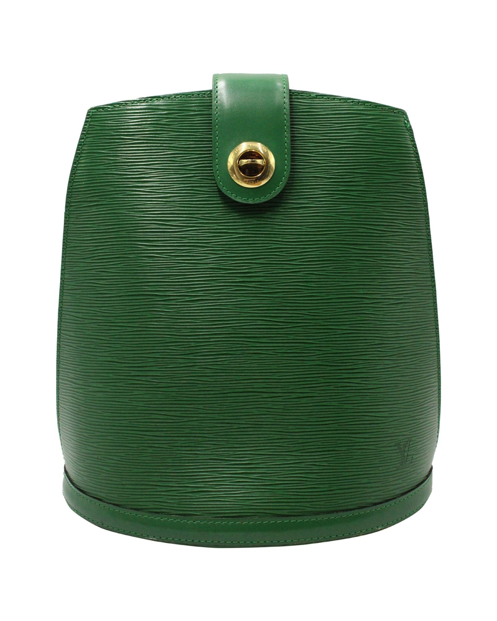 Louis Vuitton Cluny Shoulder Bag in Green Epi Leather