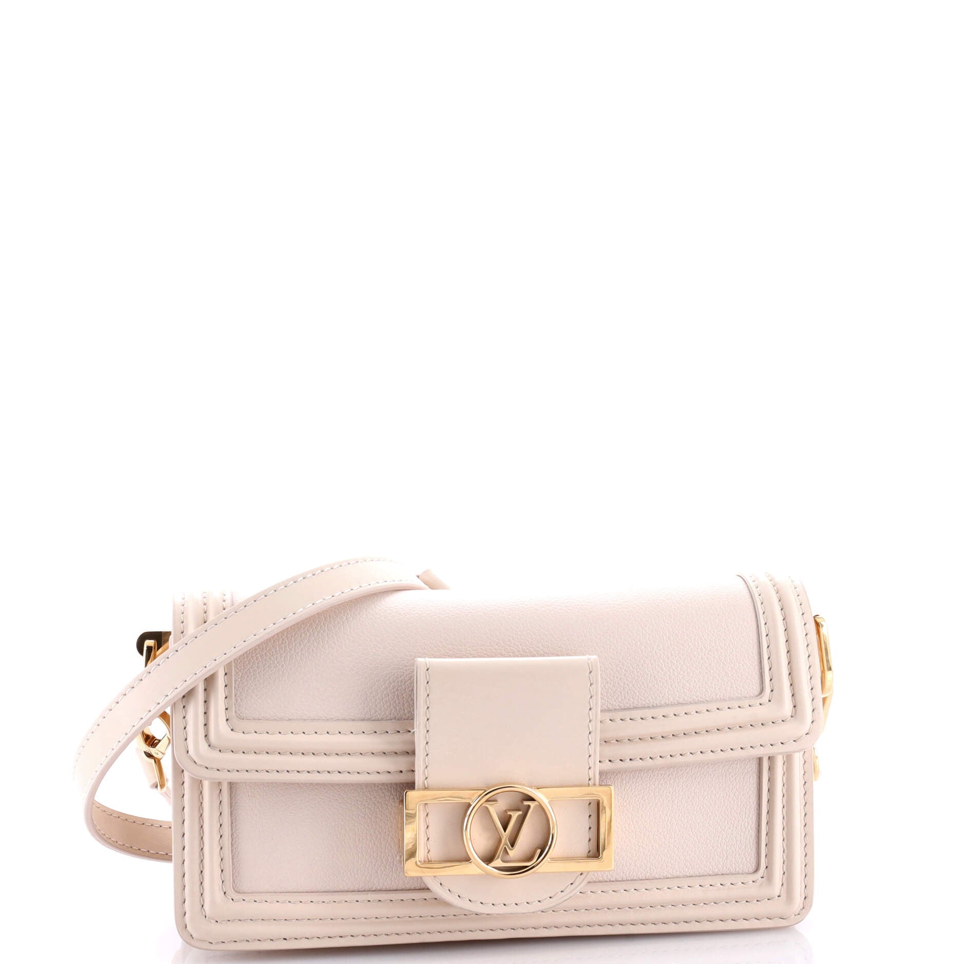 Louis Vuitton Dauphine Shoulder Bag Leather East West
