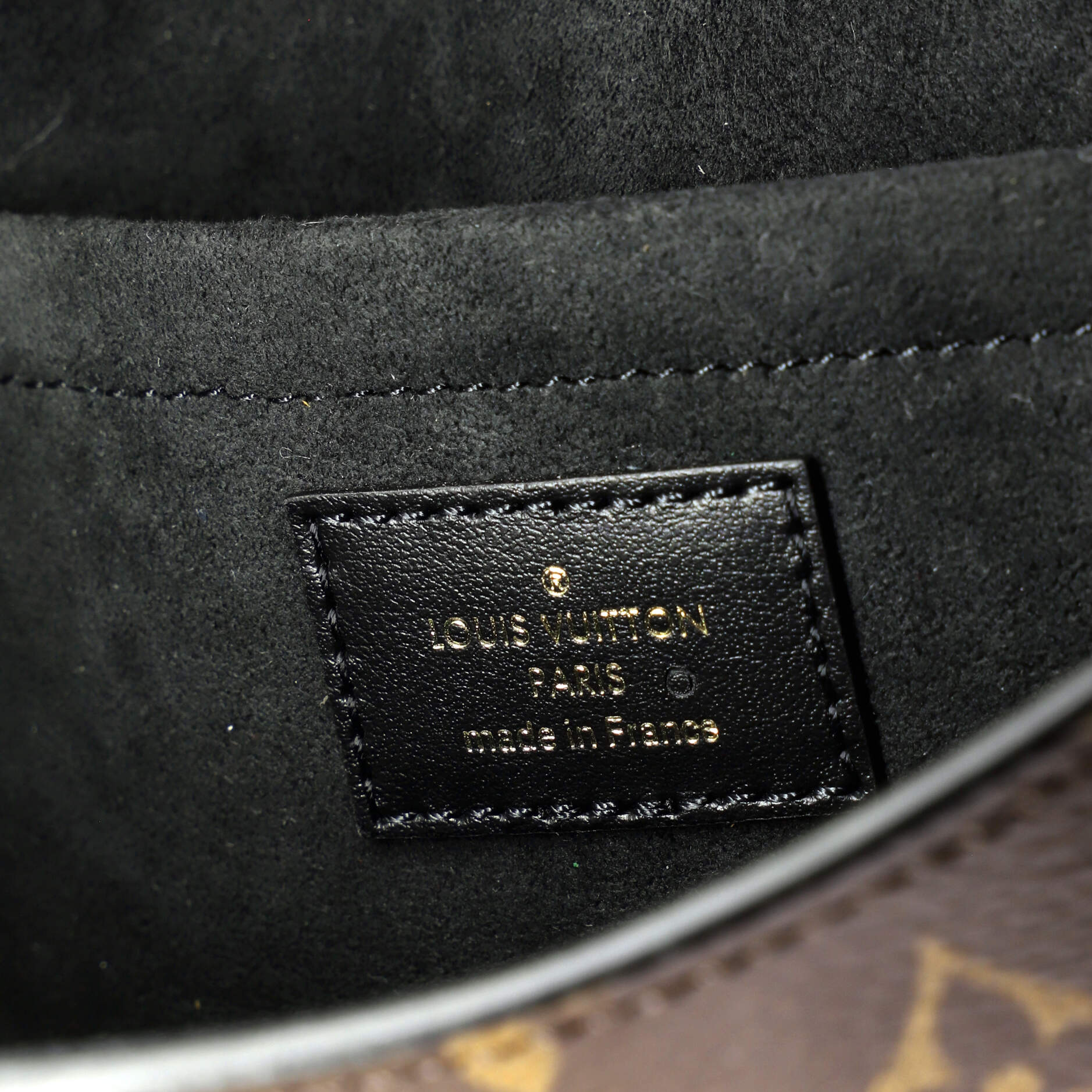 Louis Vuitton Padlock on Strap Handbag Monogram Canvas and Leather