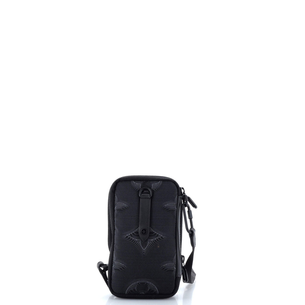 Louis Vuitton Double Phone Pouch Crossbody Bag Limited Edition 2054 Monogram Textile