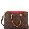 Louis Vuitton Pallas Tote Monogram Canvas with Leather
