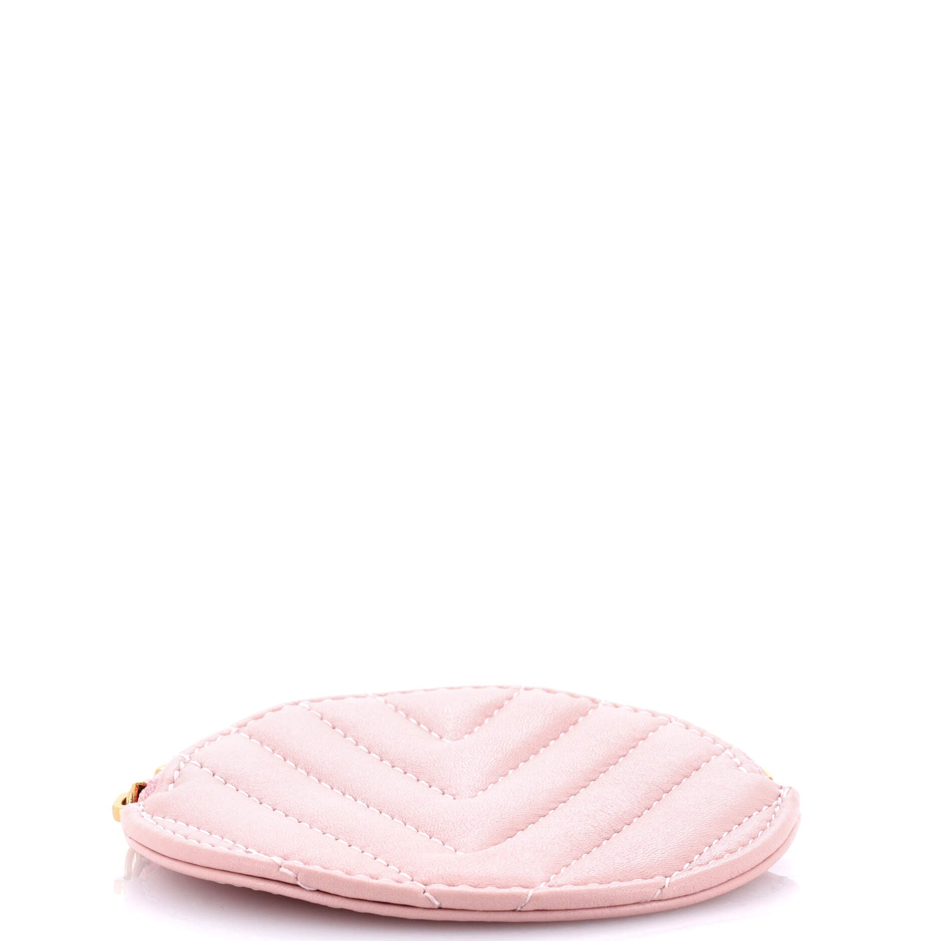Louis Vuitton New Wave Multi Pochette Round Coin Purse Quilted Leather