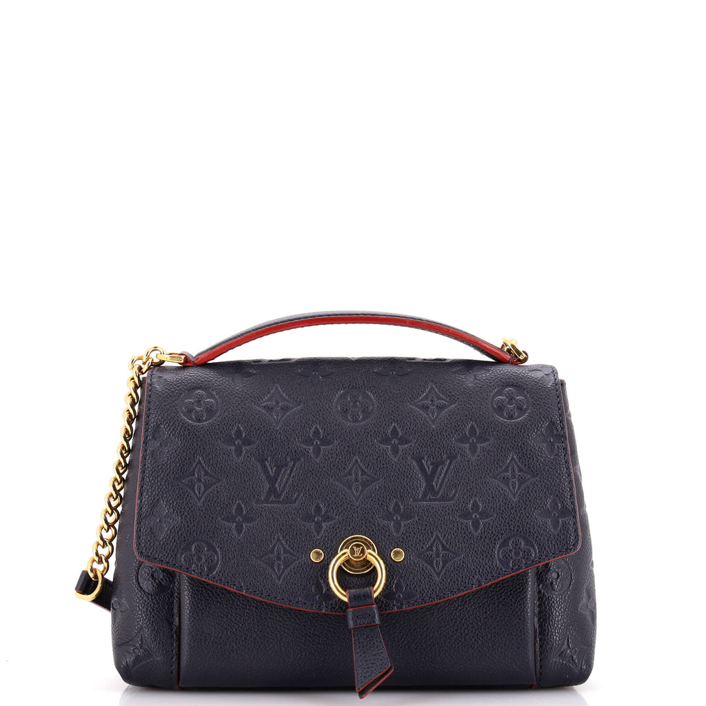 Louis Vuitton Blanche Handbag Monogram Empreinte Leather BB