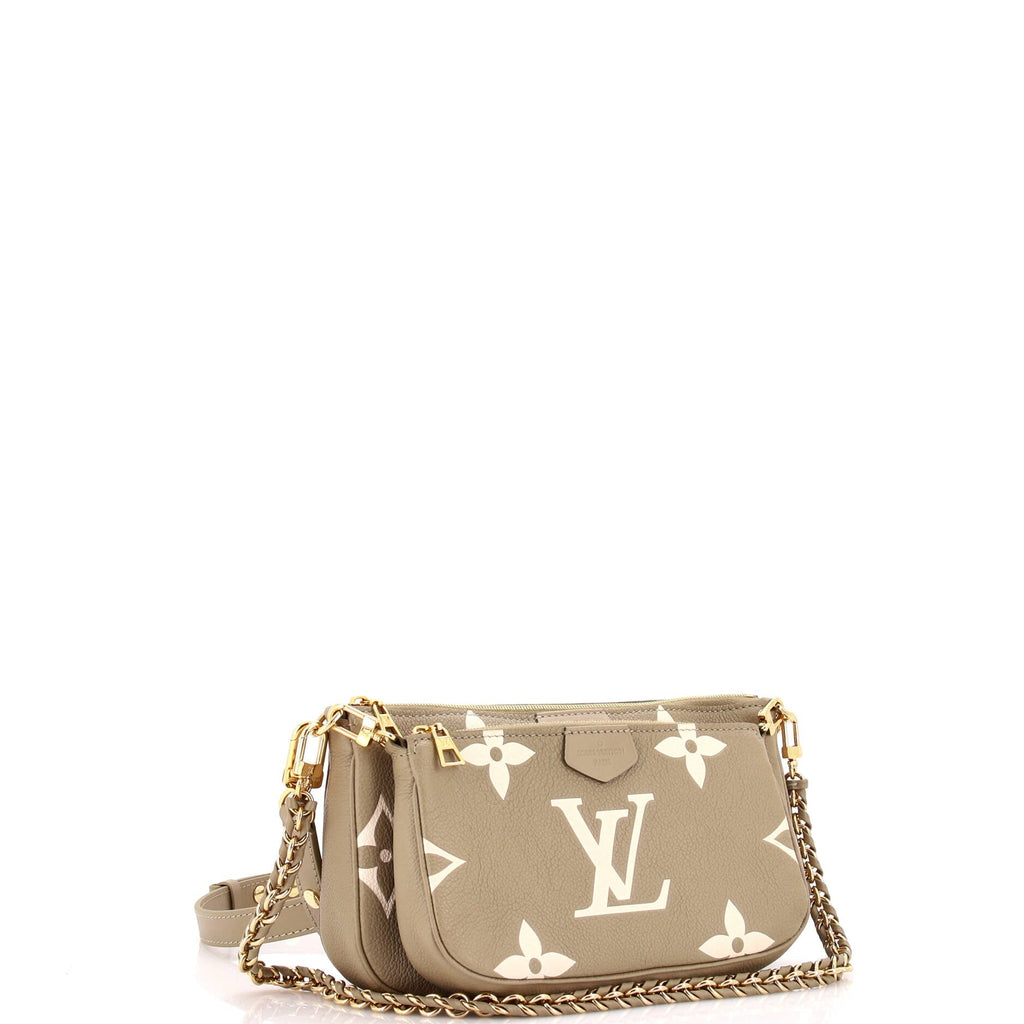 Louis Vuitton Multi Pochette Accessoires Bicolor Monogram Empreinte Giant