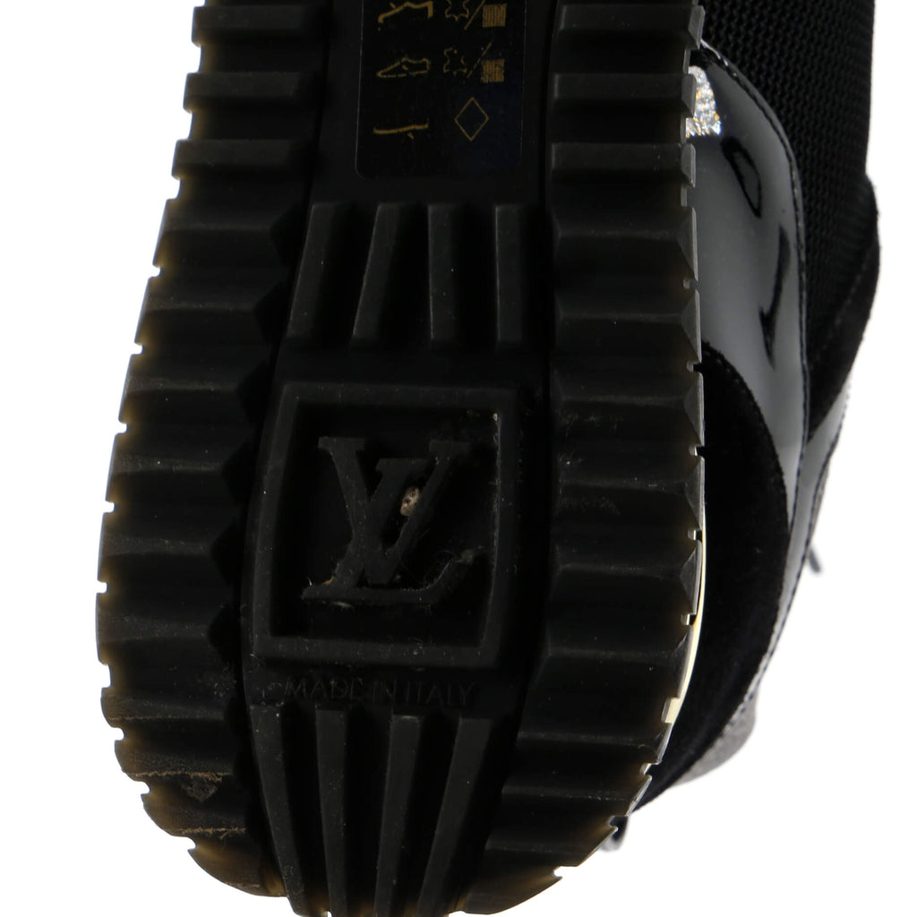Louis Vuitton Women's Run Away Sneakers Mesh with Monogram Canvas and Suede