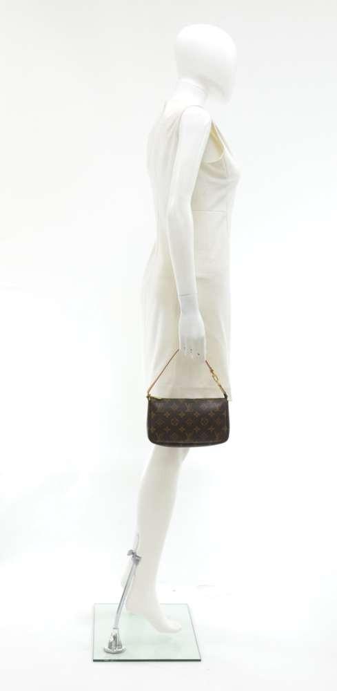 Louis Vuitto Pochette Accessoires Monogram Canvas Evening Bag
