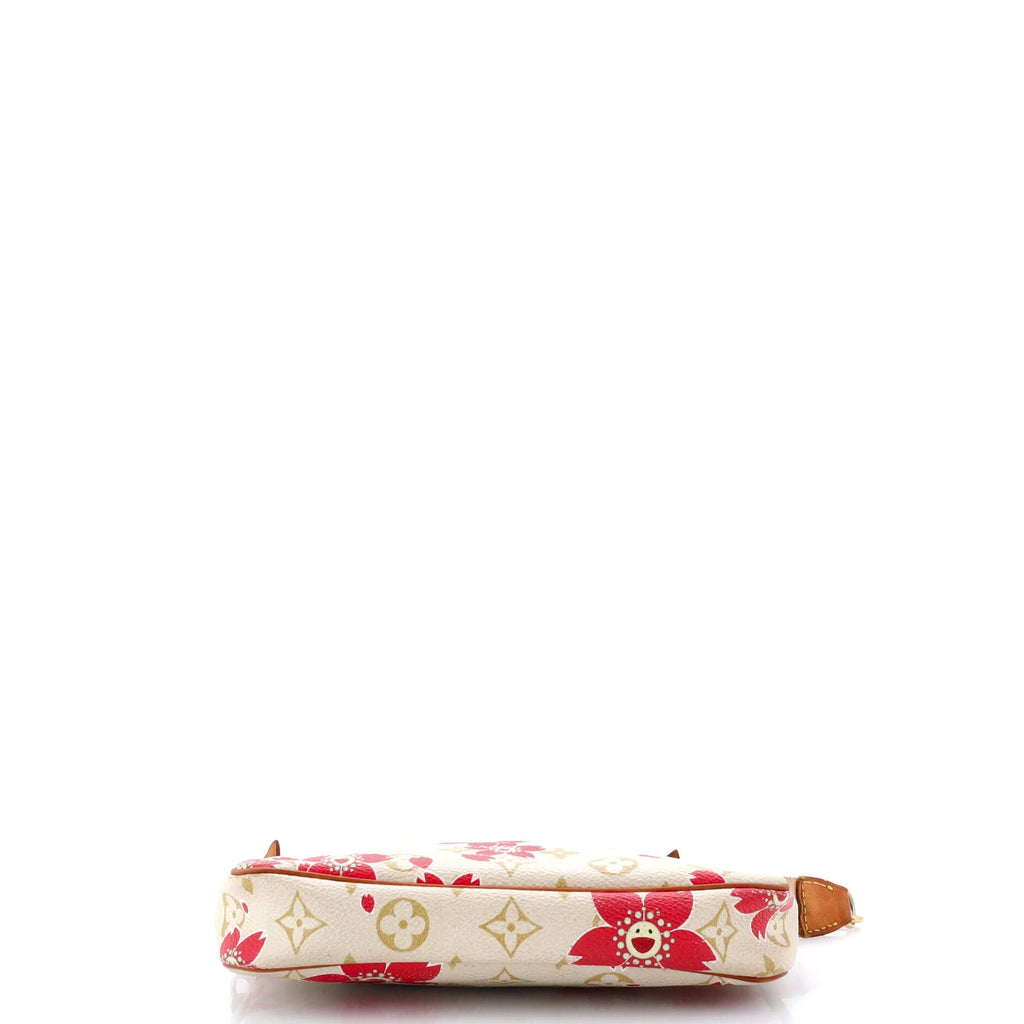 Louis Vuitton Pochette Accessoires Limited Edition Cherry Blossom Monogram