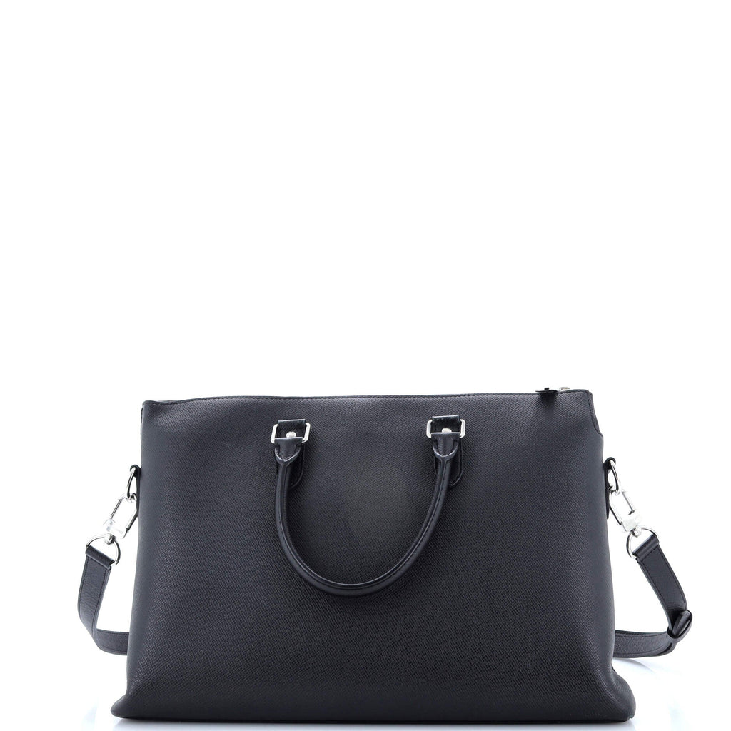 Louis Vuitton Anton Soft Briefcase Taiga Leather