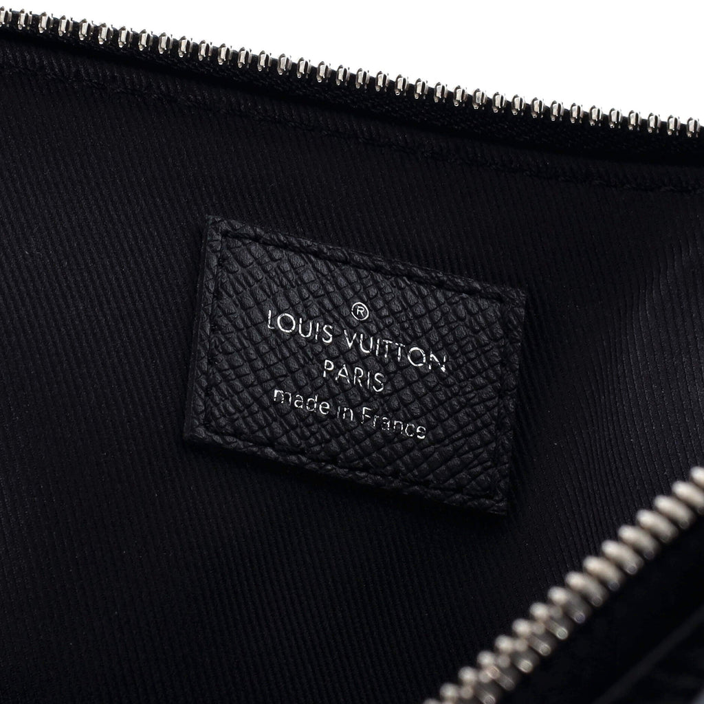 Louis Vuitton Anton Soft Briefcase Taiga Leather