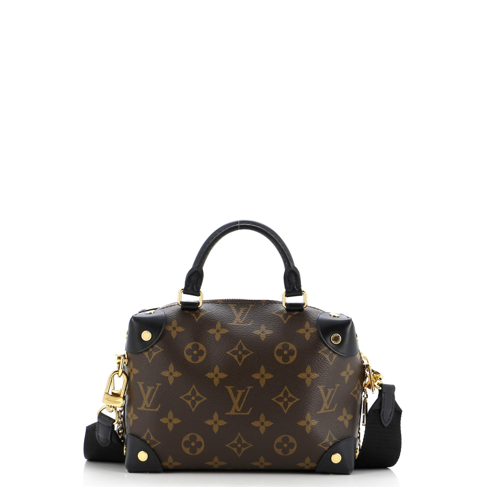 Louis Vuitton Petite Malle Souple Handbag Monogram Canvas