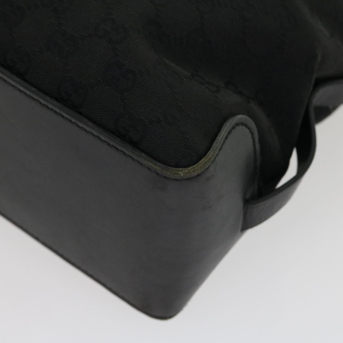 GUCCI GG Canvas Hand Bag Black 30974