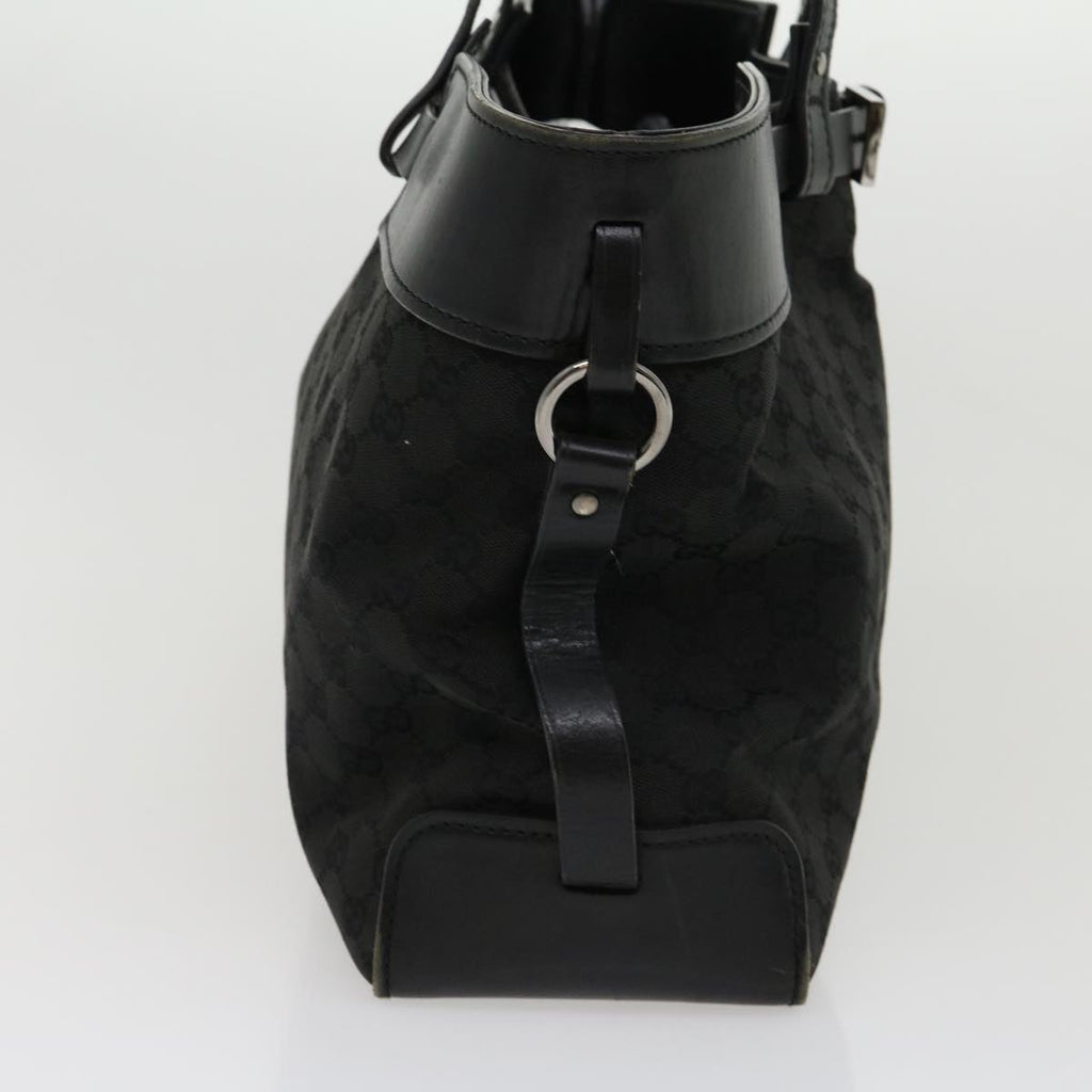 GUCCI GG Canvas Hand Bag Black 30974