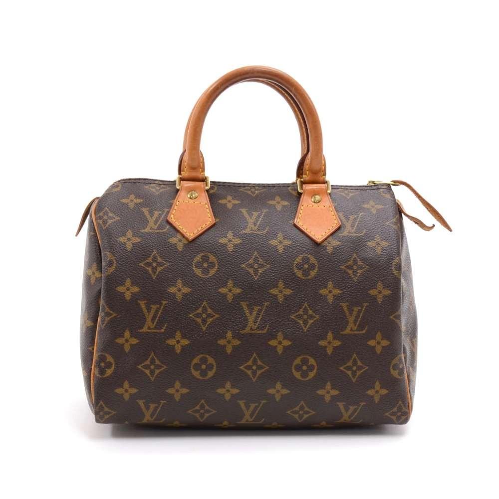 Louis Vuitto Speedy 25 Monogram Canvas City Handbag