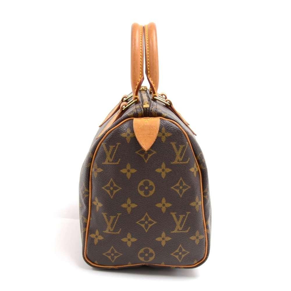 Louis Vuitto Speedy 25 Monogram Canvas City Handbag
