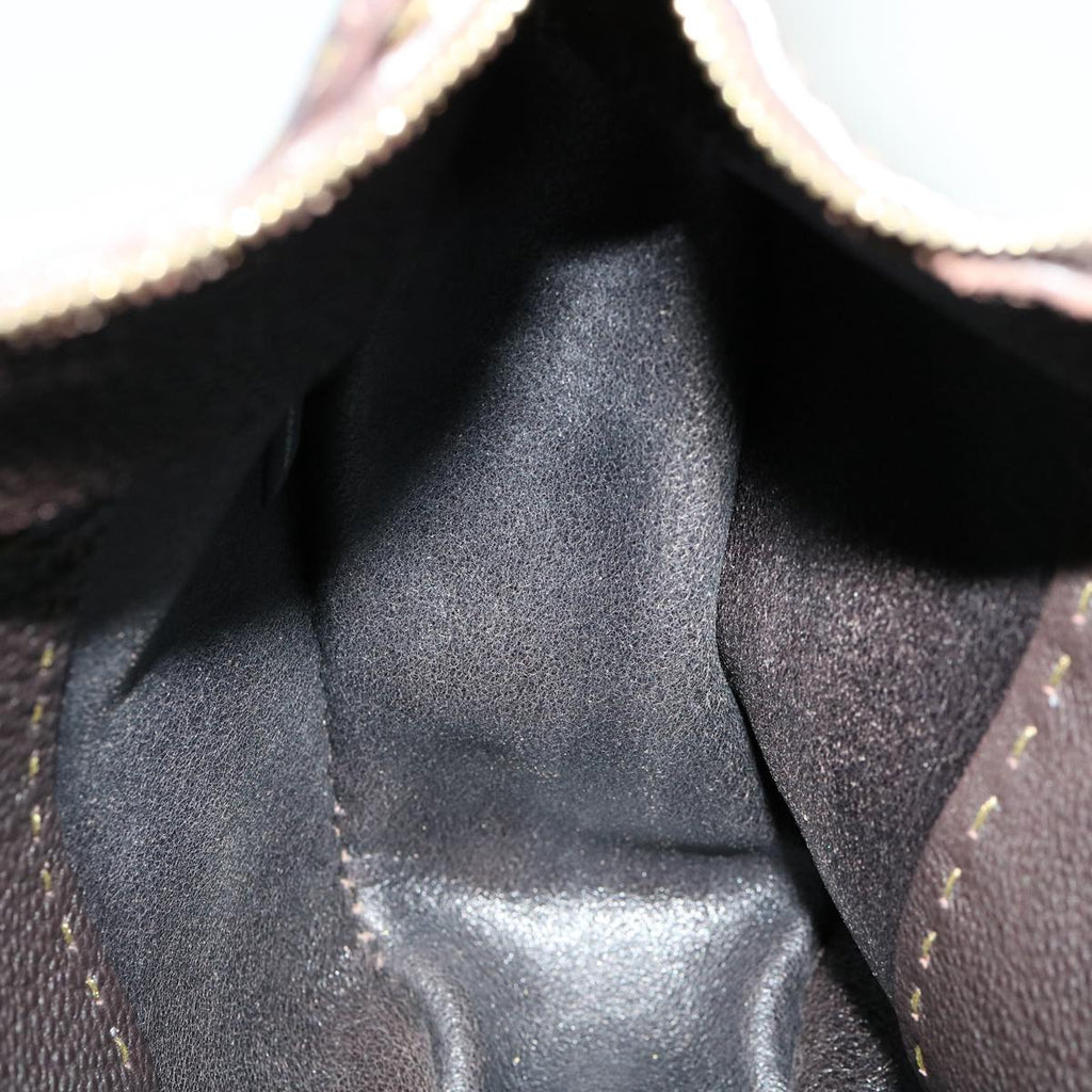 FENDI Shoulder Bag Leather Brown 30988