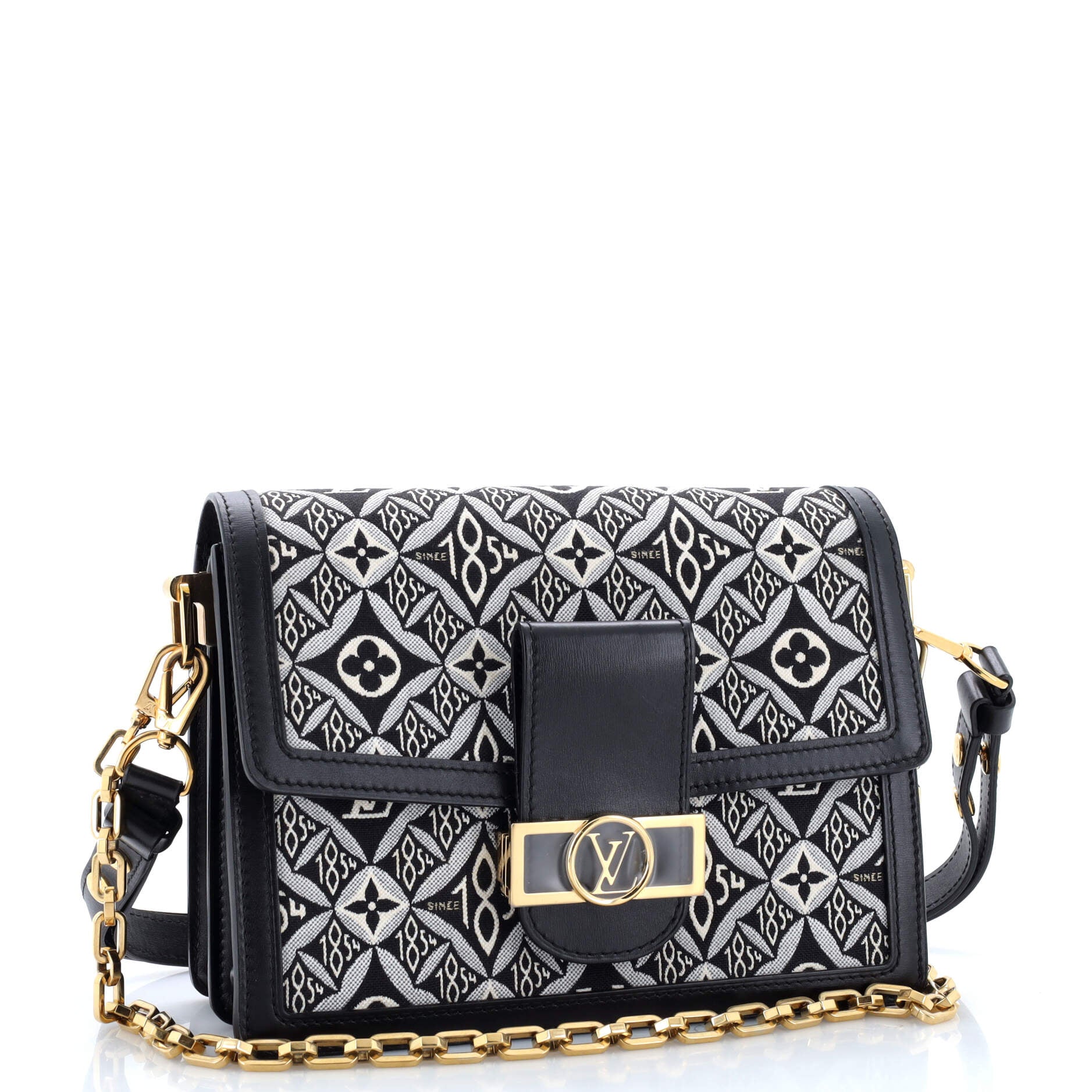 Louis Vuitton Dauphine Shoulder Bag Limited Edition Since 1854 Monogram Jacquard MM