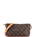 Louis Vuitton Trotteur Handbag Monogram Canvas