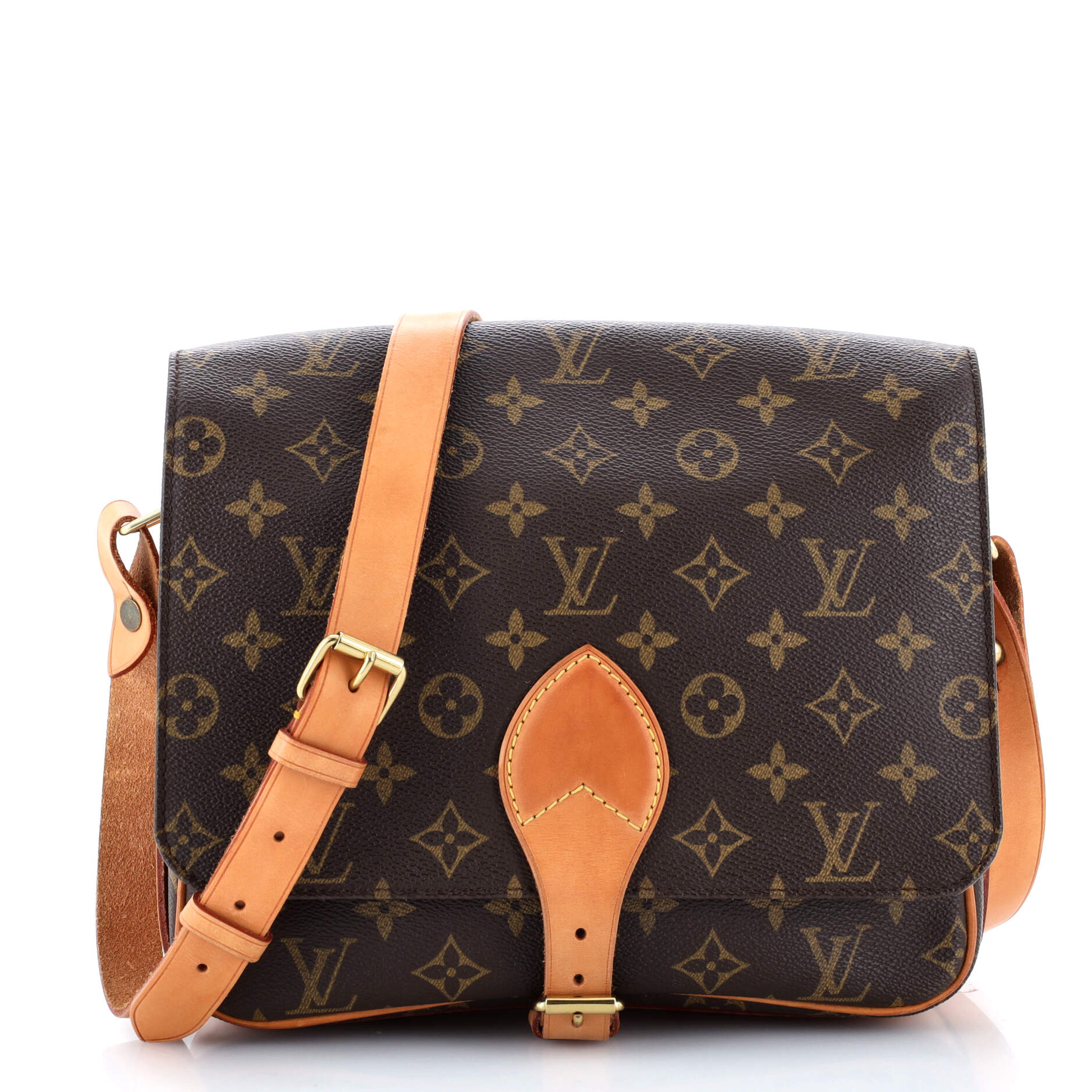 Louis Vuitton Cartouchiere Handbag Monogram Canvas GM