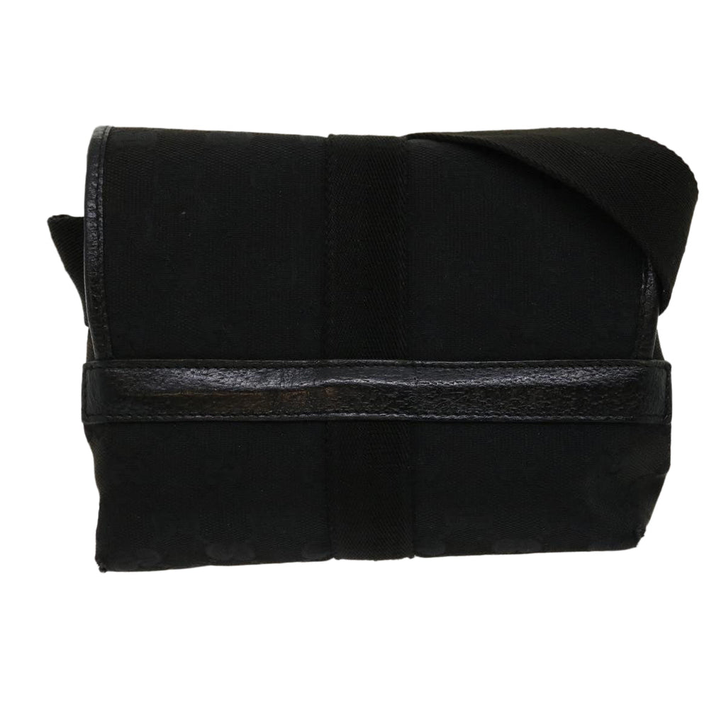 GUCCI GG Canvas Body Bag Black 30999