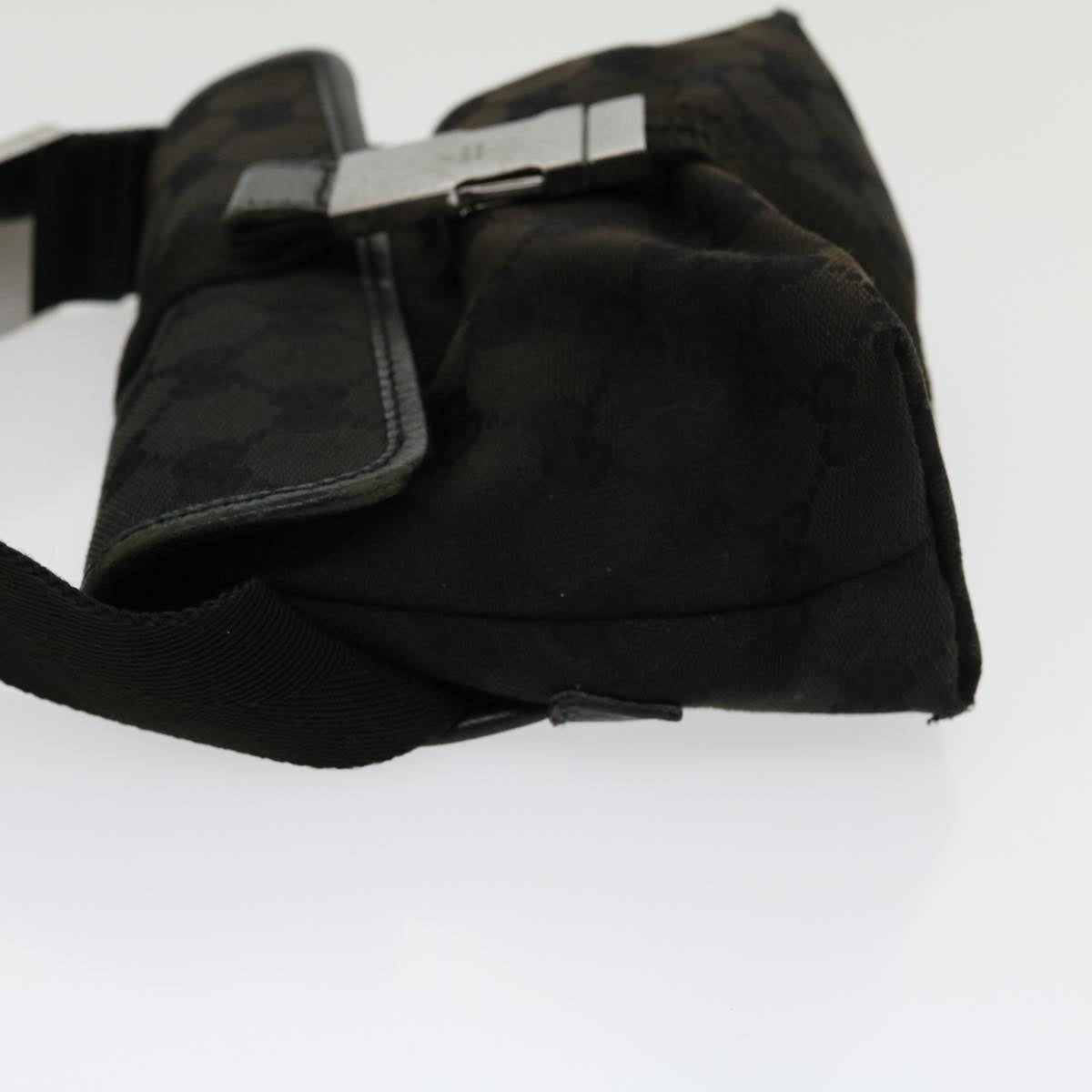 GUCCI GG Canvas Body Bag Black 30999