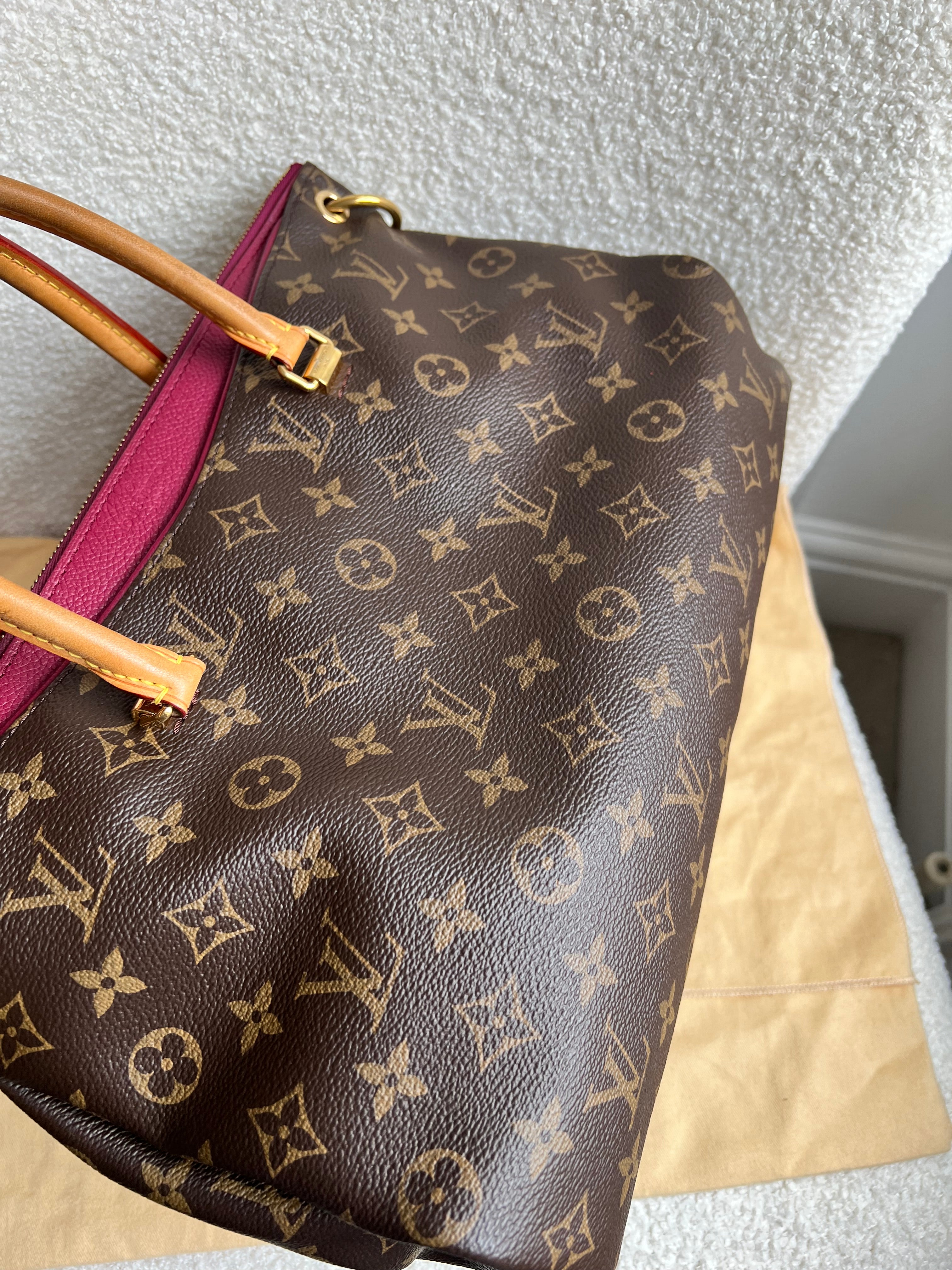 Louis Vuitton Pallas Tote in Monogram and Fuchsia (RRP £1960)