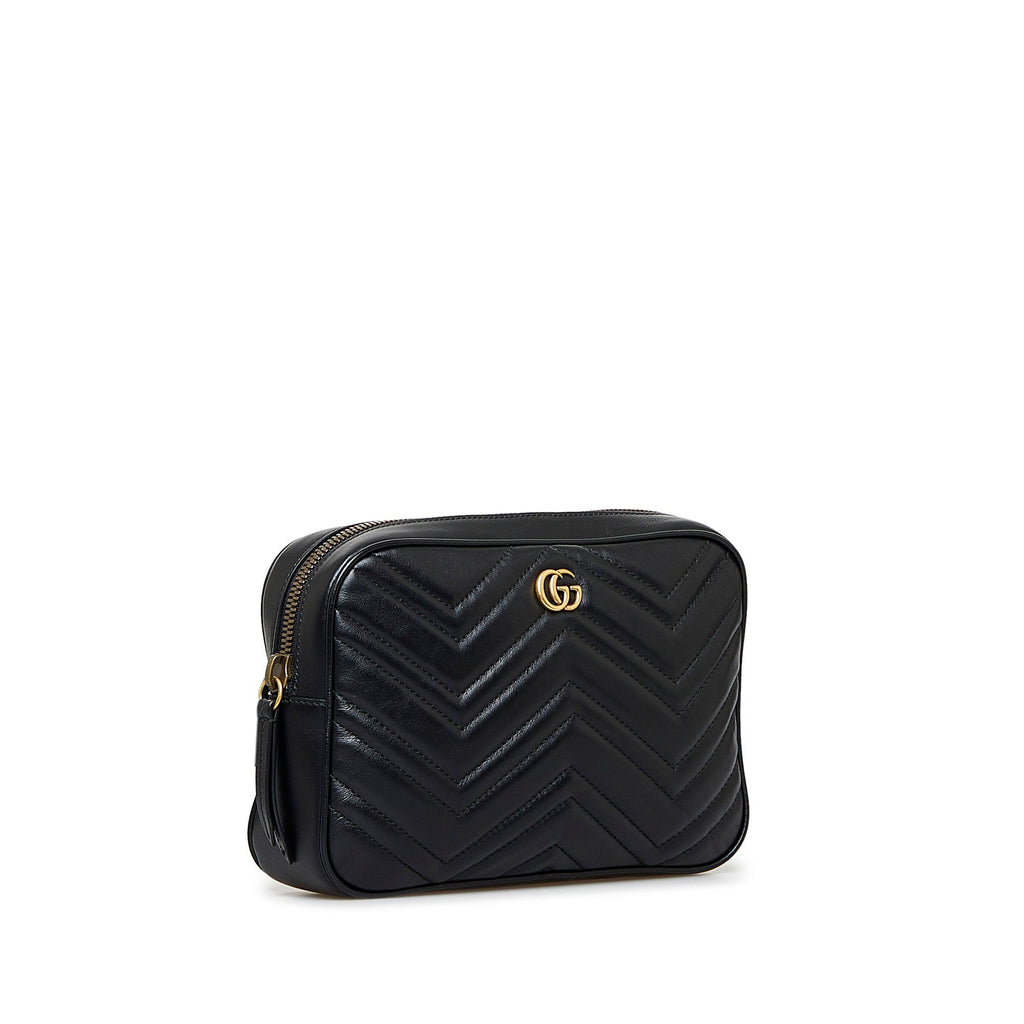 Gucci GG Marmont Square Belt Bag Black MatelassÃƒÆ’Ã‚Â©