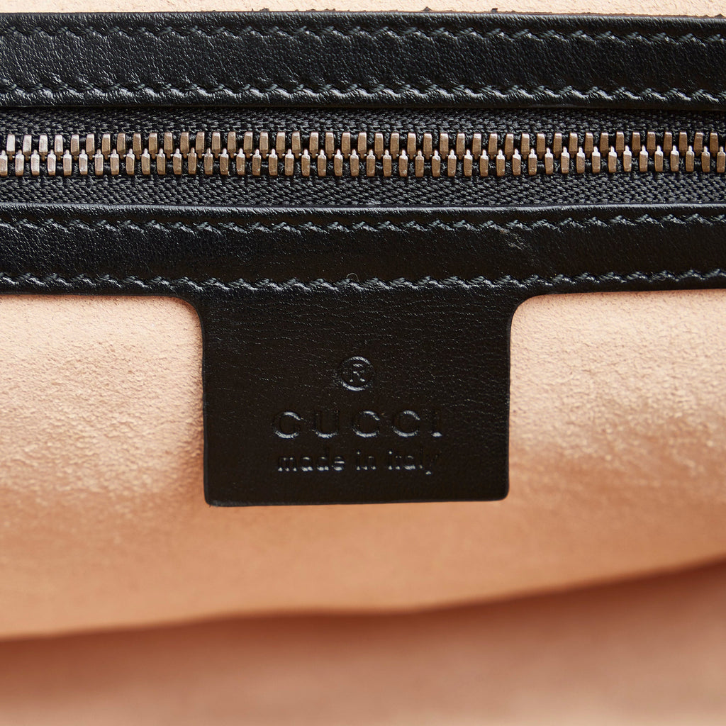 Gucci GG Marmont Square Belt Bag Black MatelassÃƒÆ’Ã‚Â©