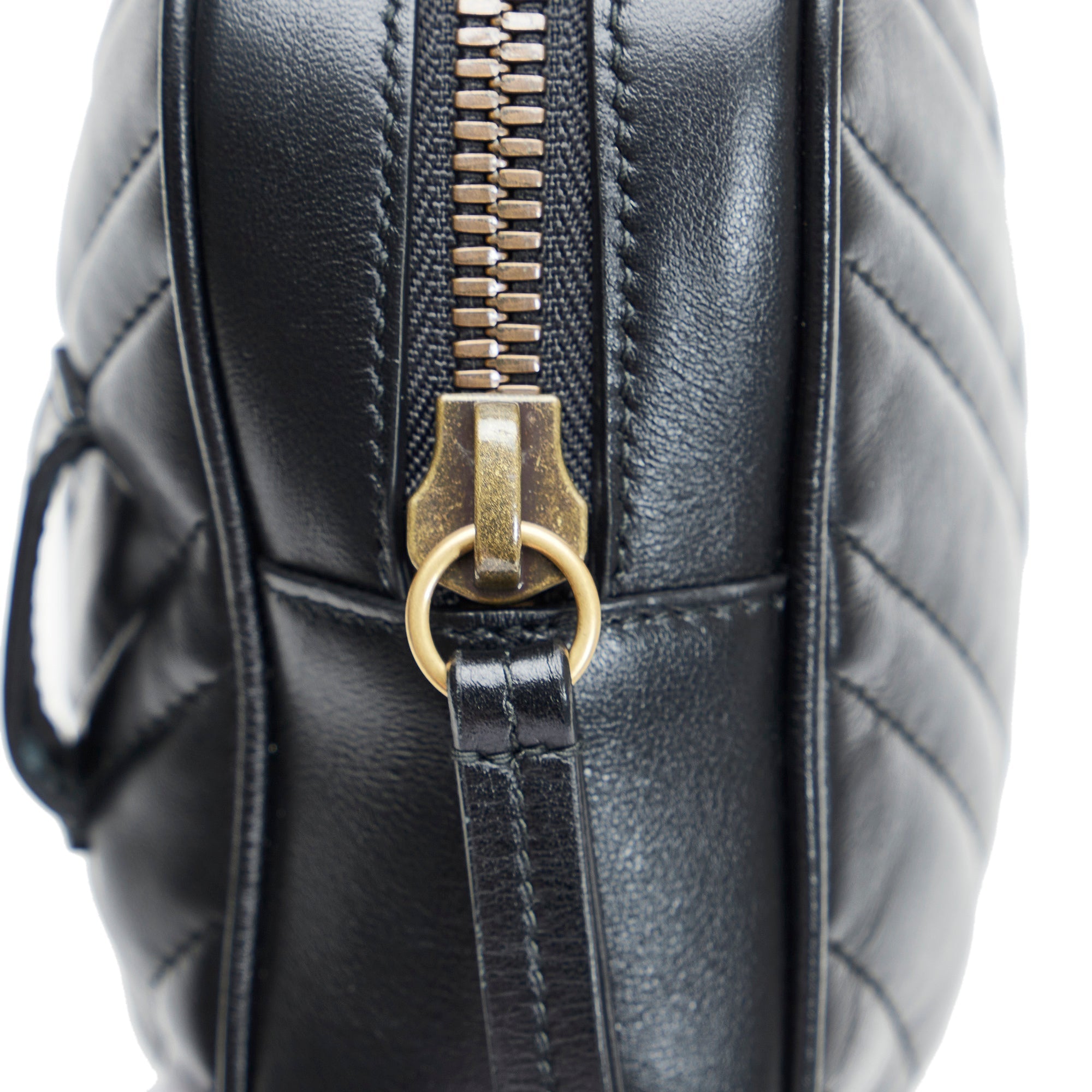 Gucci GG Marmont Square Belt Bag Black MatelassÃƒÆ’Ã‚Â©