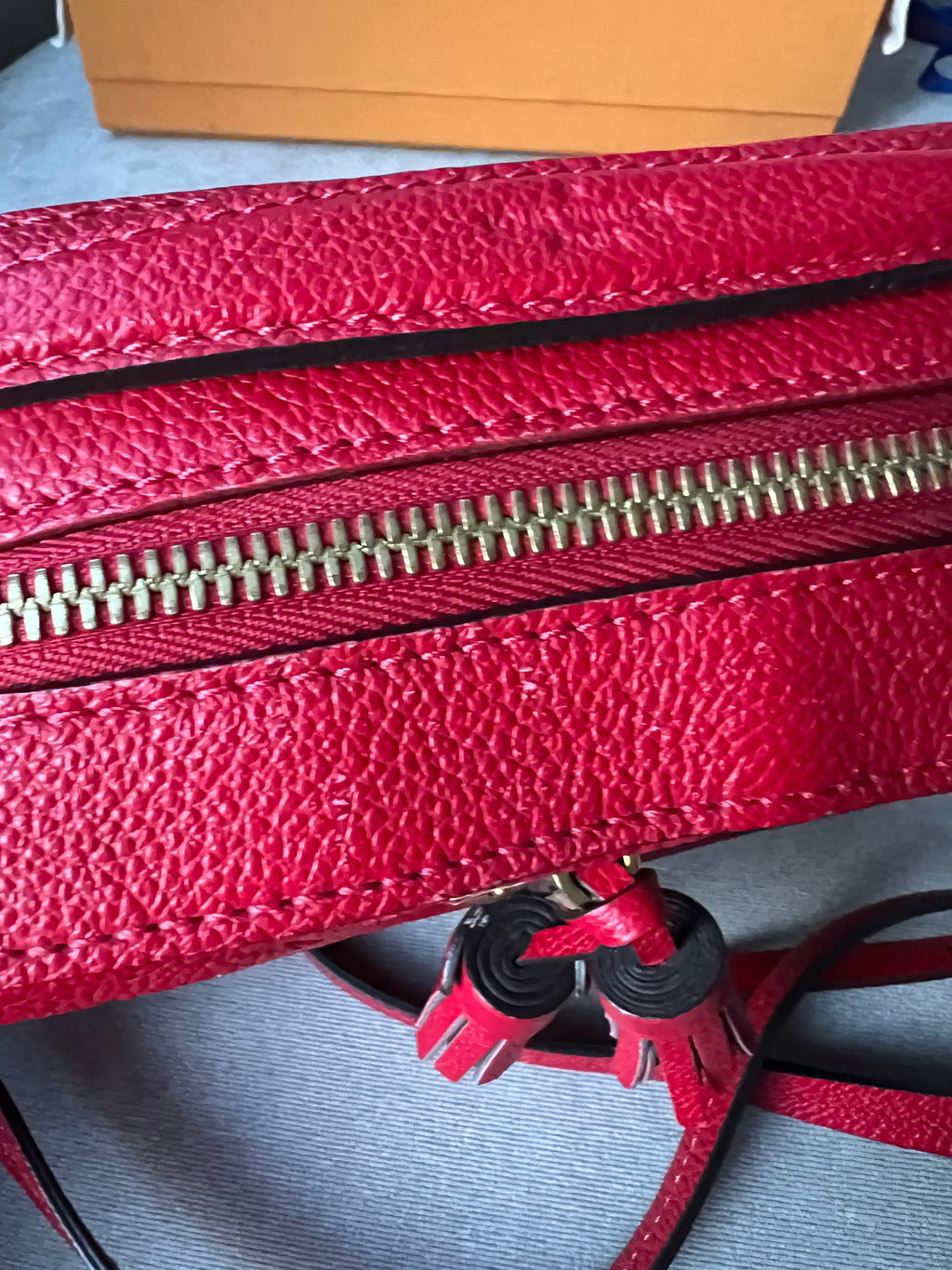 Louis Vuitton Saintonge Red Empreinte (RRP £1520)