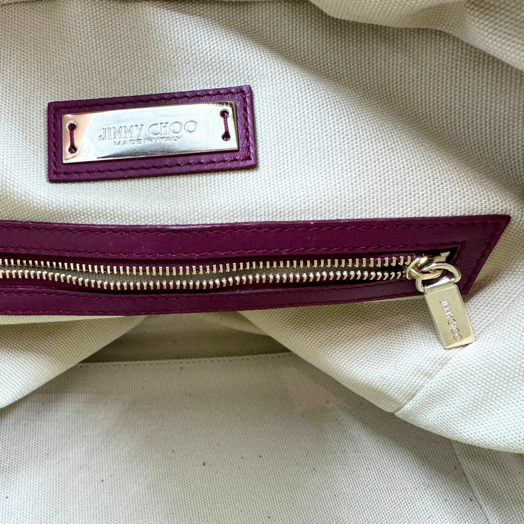 Jimmy Choo Justine Leather Handle Bag