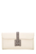 HermÃƒÆ’Ã‚Â¨s Cream Jige Elan 29CM Lizard Ombre Clutch