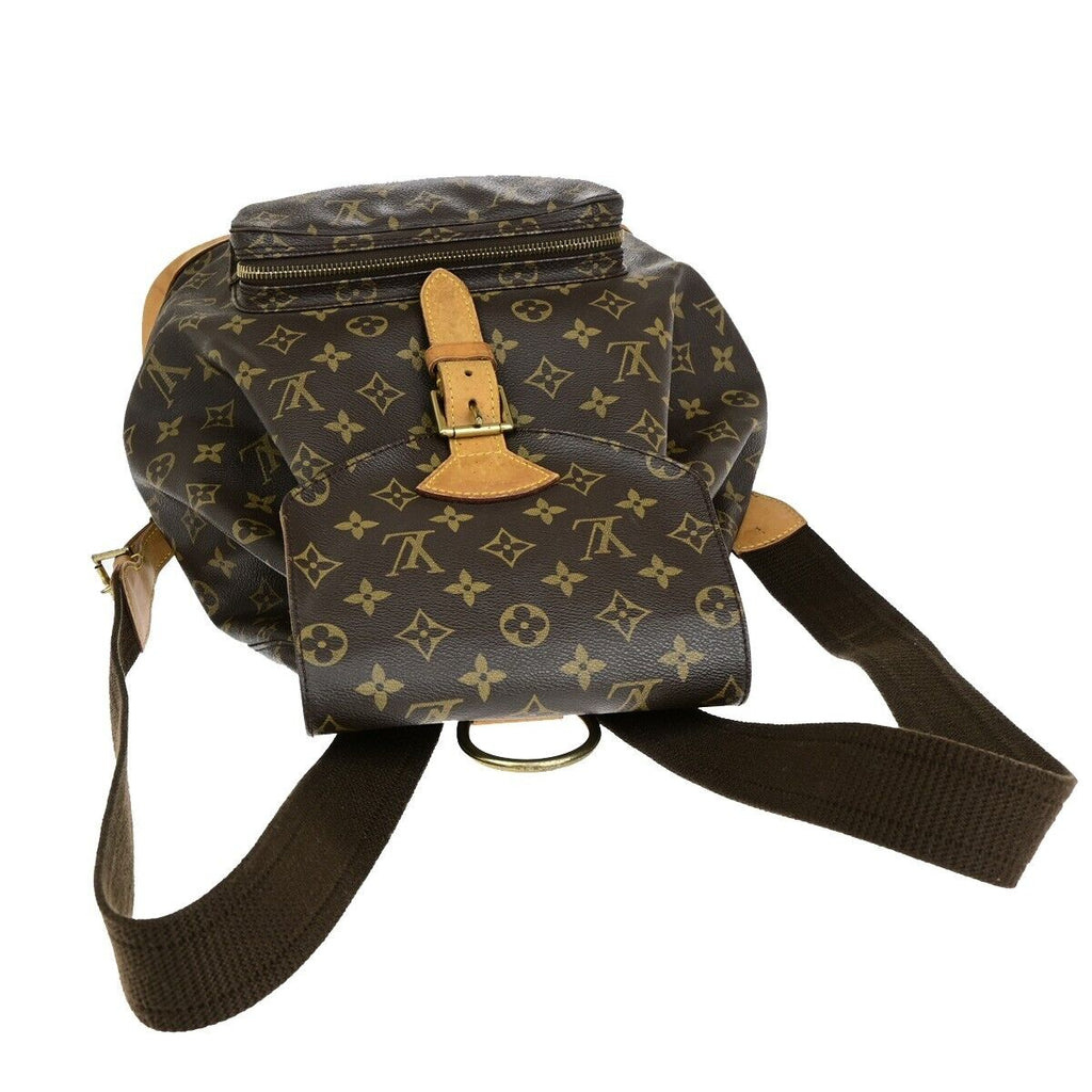 Louis Vuitton Montsouris Gm  Canvas Backpack Bag