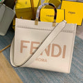 FI Sunshine Handle Bag White For Women, Handbags, Shoulder And Crossbody Bags 14.2in/36cm FF 8BH386AGLAMILF0K7E