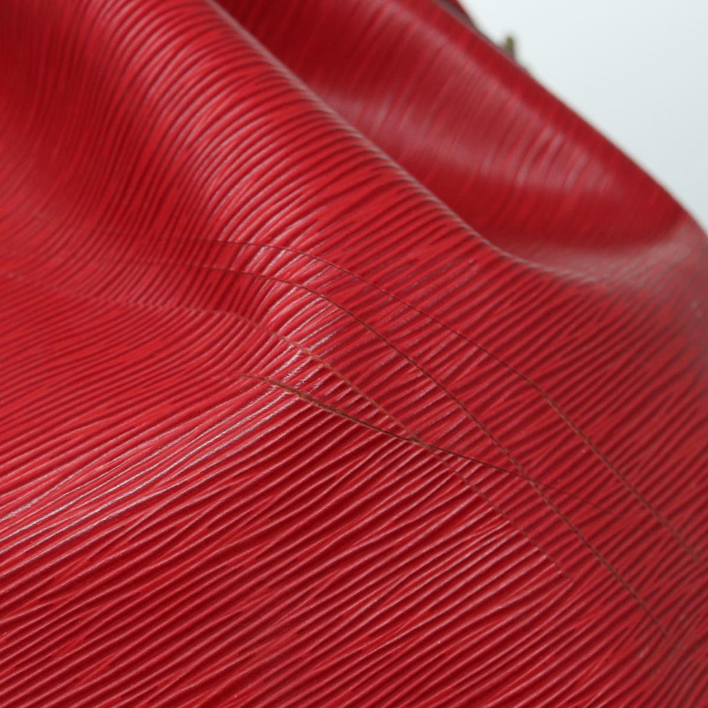 Louis Vuitton Epi Noe Shoulder Bag Red