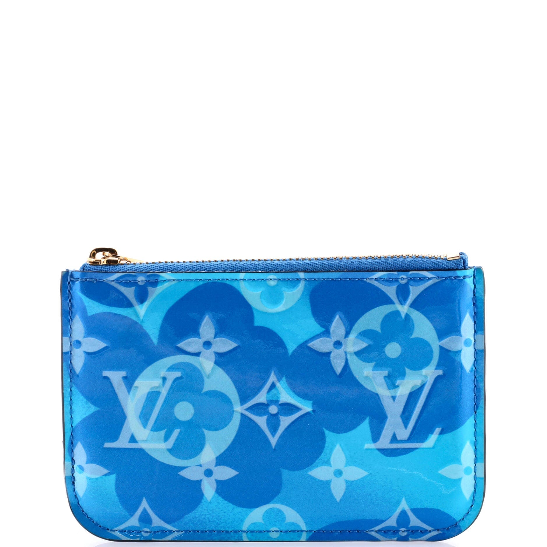 Louis Vuitton Key Pouch NM Limited Edition Valentine Floral Monogram Vernis