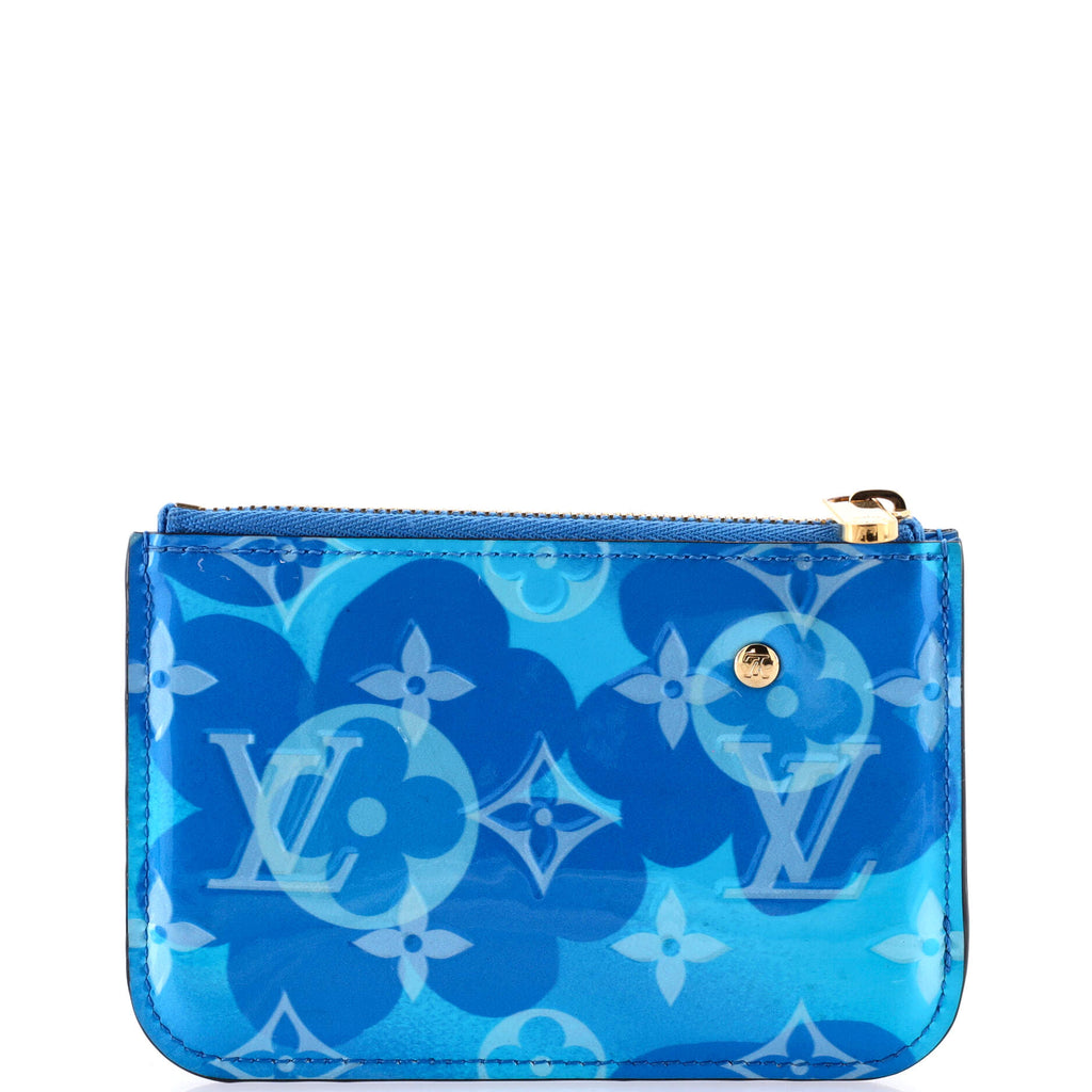 Louis Vuitton Key Pouch NM Limited Edition Valentine Floral Monogram Vernis