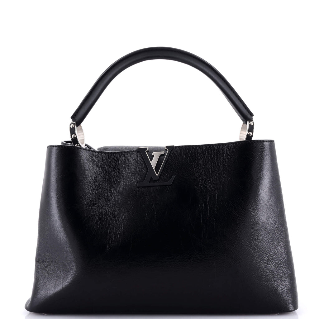 Louis Vuitton Capucines Bag Glazed Calfskin MM