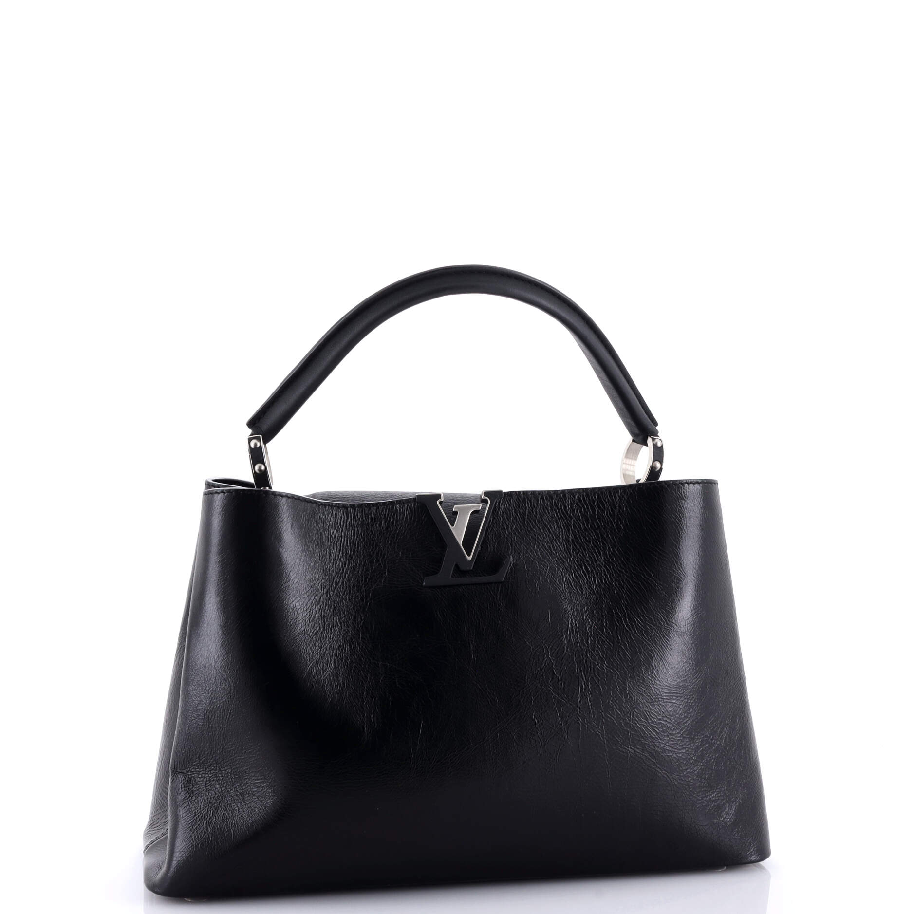 Louis Vuitton Capucines Bag Glazed Calfskin MM