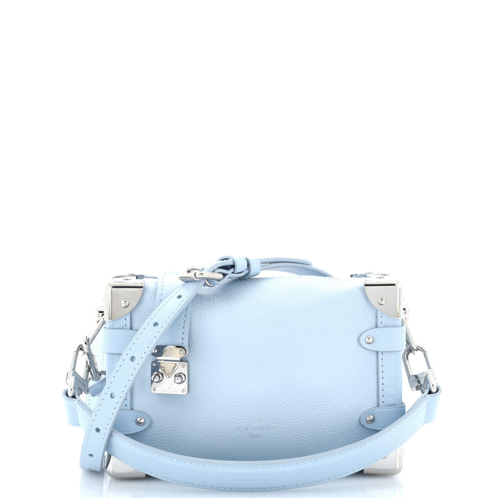 Louis Vuitton Side Trunk Handbag Taurillon Leather PM