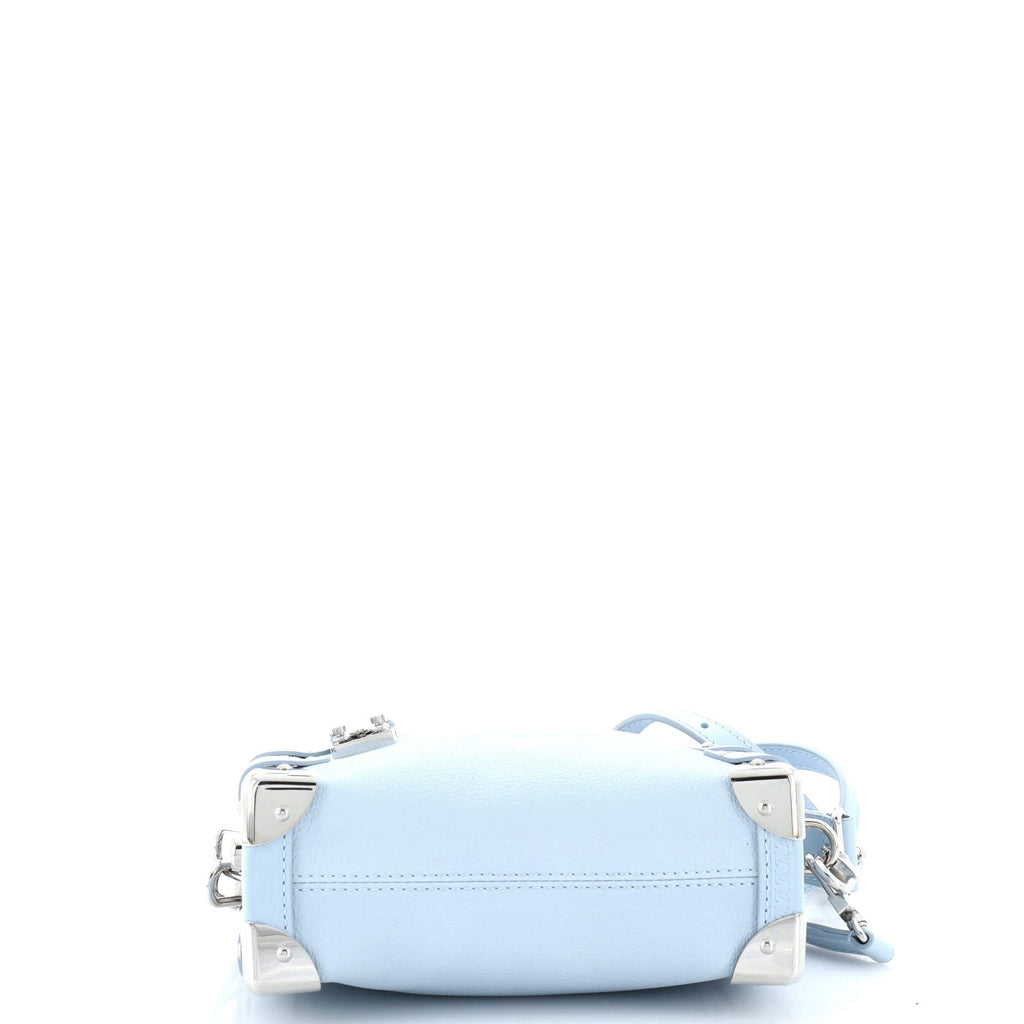 Louis Vuitton Side Trunk Handbag Taurillon Leather PM