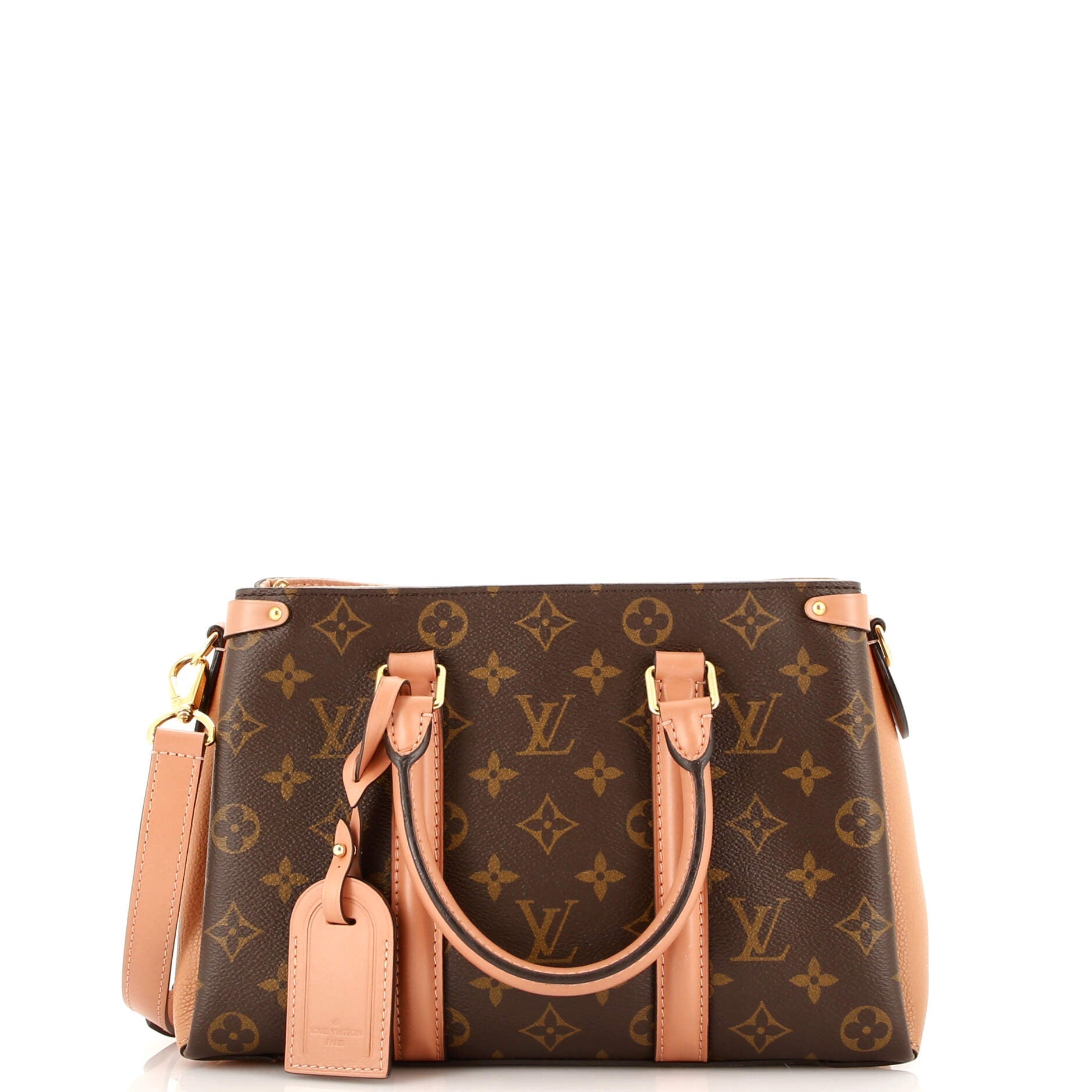 Louis Vuitton Soufflot Tote Monogram Canvas with Leather BB