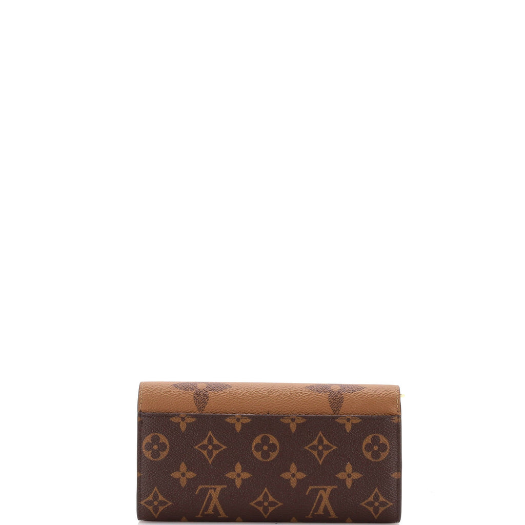 Louis Vuitton Sarah Wallet NM Reverse Monogram Giant and Monogram Canvas